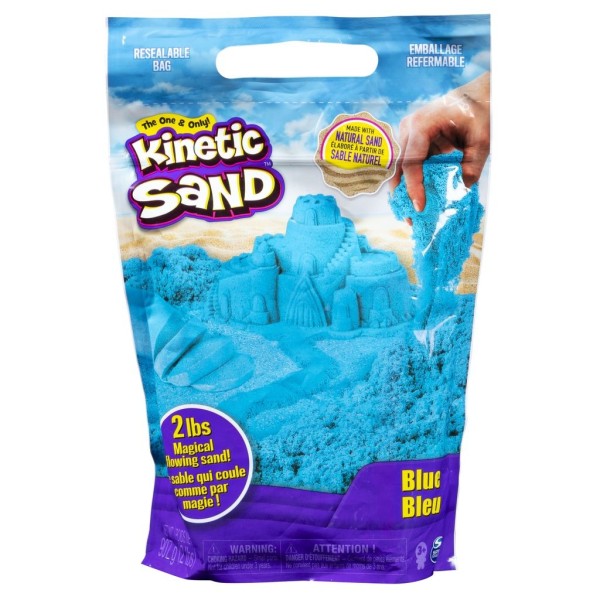 Kinetic Sand 3kg, je 1 kg blau, pink, grün