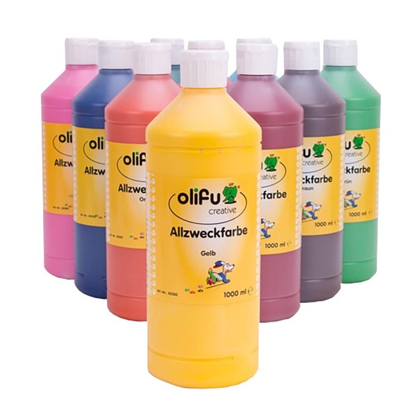 olifu creative Kiga-Allzweckfarbe, gelb