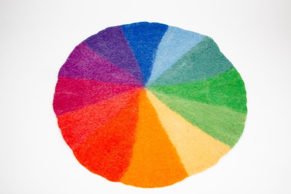 Farbenkreis aus Filz Ø 52 cm