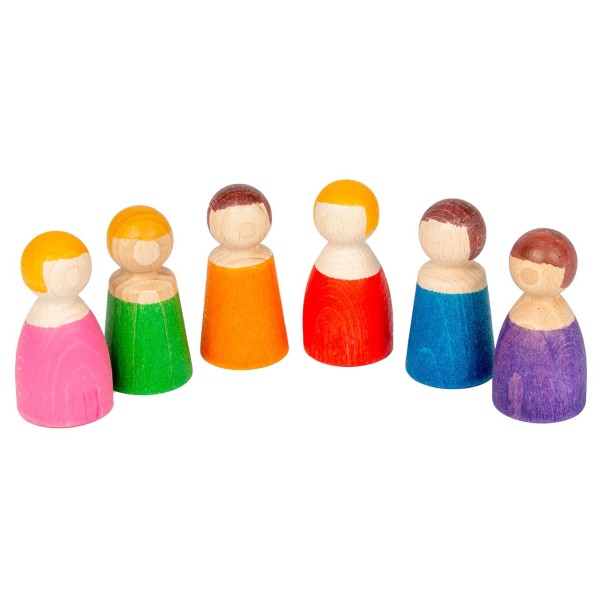 Figuren Set Holzfiguren Kleine Menschen